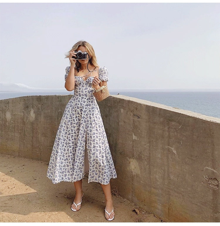Alba | Robe longue d'été à imprimé floral