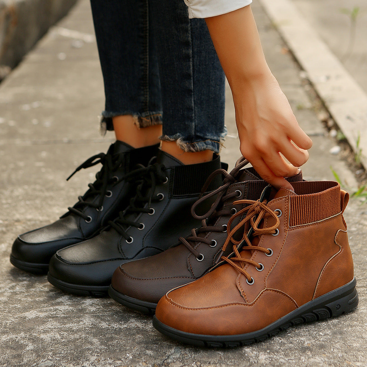 Sakina | Bottes Cheville Style Western