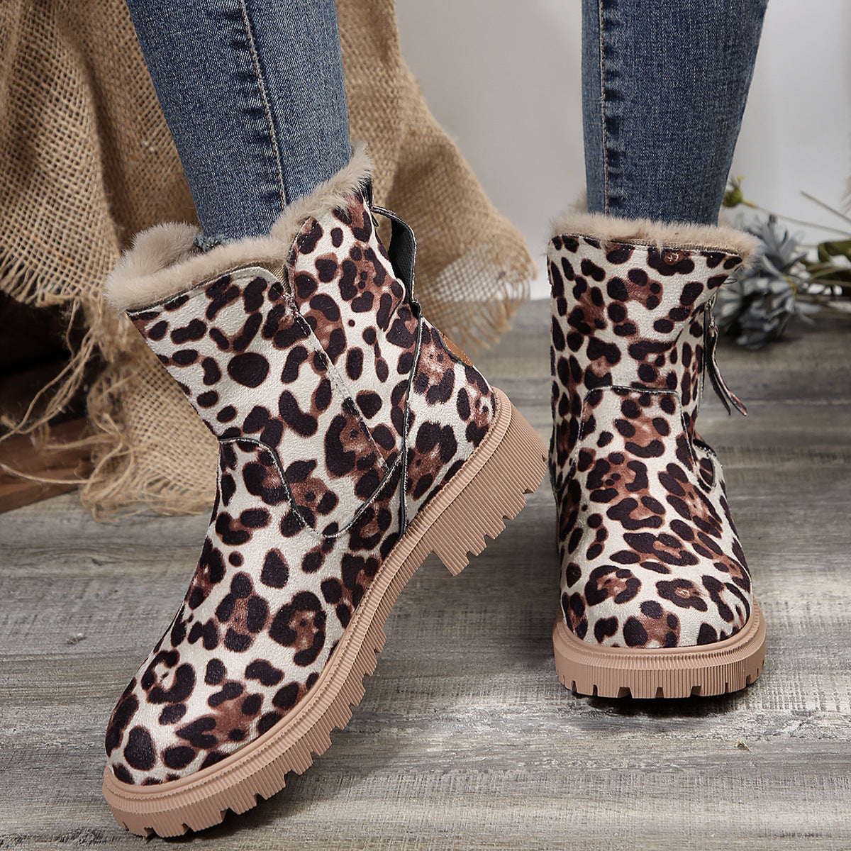 CHILI | Bottes Suédées Fourrées