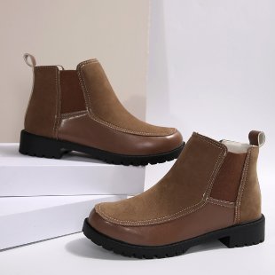 MERY | Bottines Courtes A Talon Plat