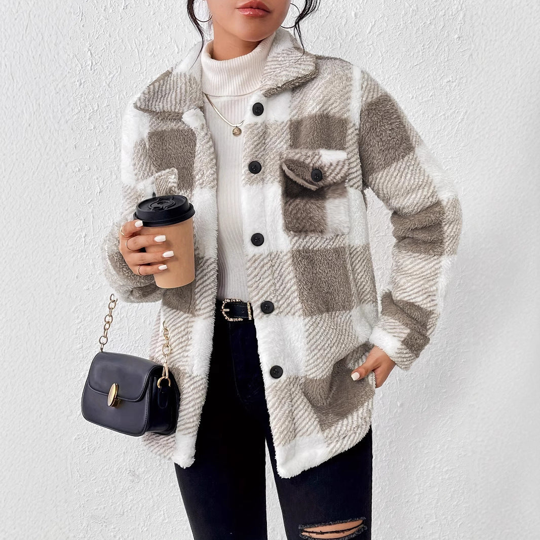 LILLE | Veste Thermique A Motif Plaid