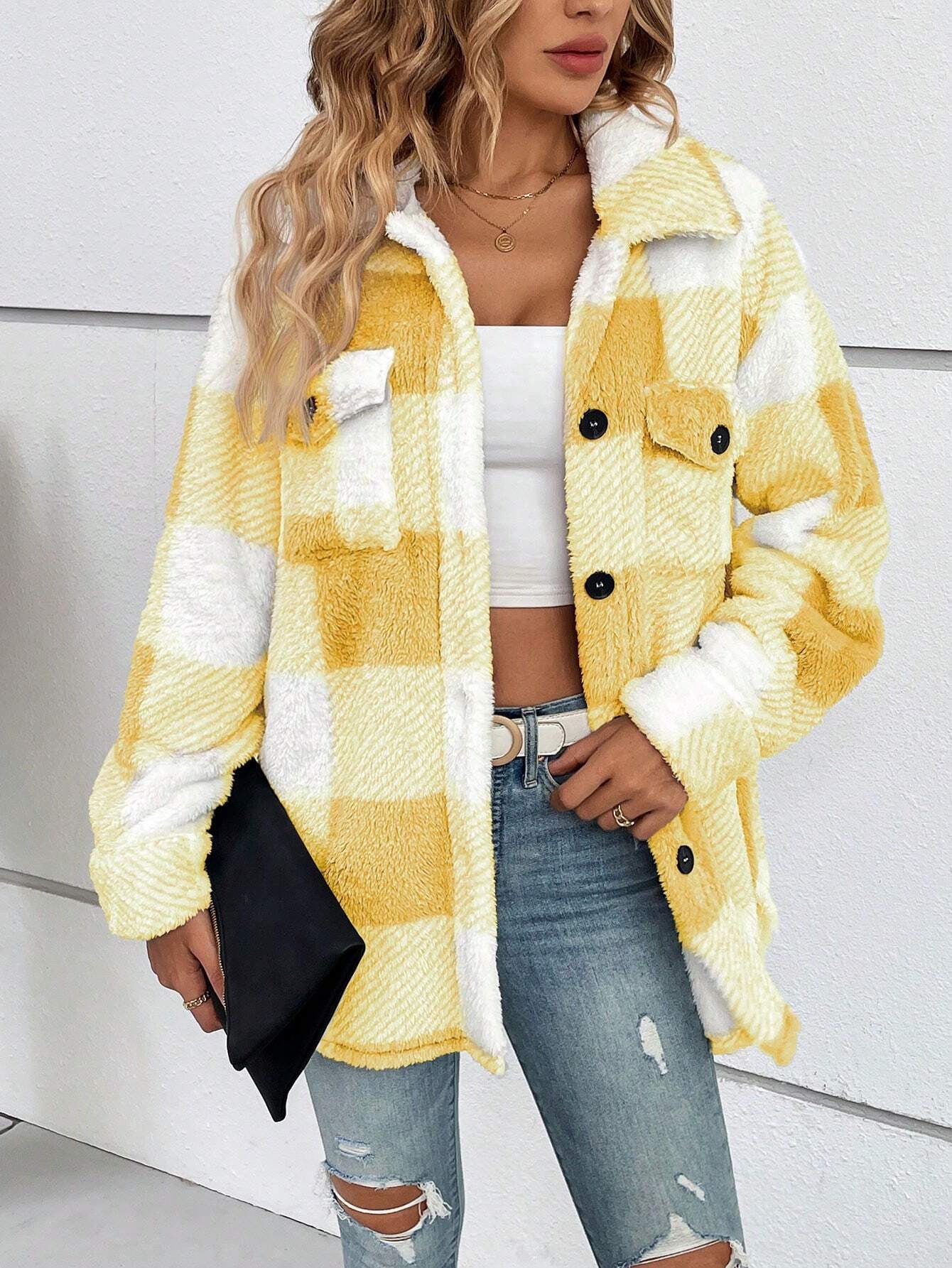 LILLE | Veste Thermique A Motif Plaid