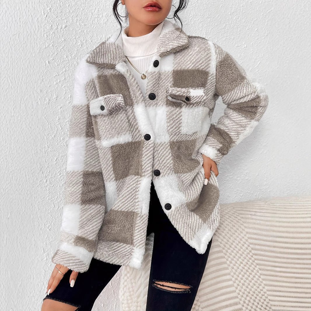 LILLE | Veste Thermique A Motif Plaid
