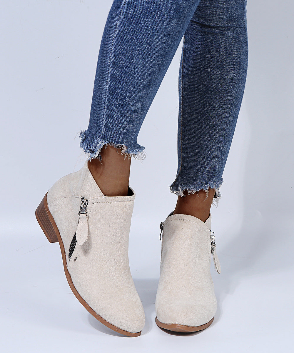 ALESSIA | Bottes Courtes En Daim