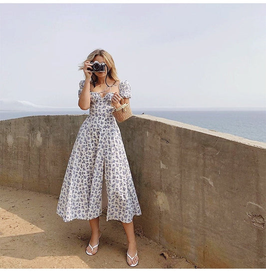 Alba | Robe longue d'été à imprimé floral