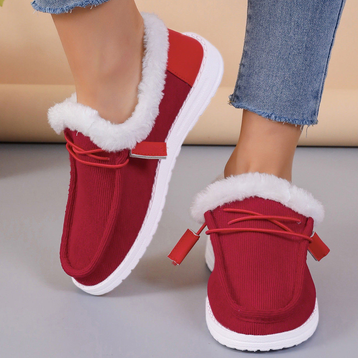 Julie | Chaussures Chaudes En Pelucheuse
