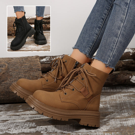 SAPHIRA | Bottines Slim A Lacets