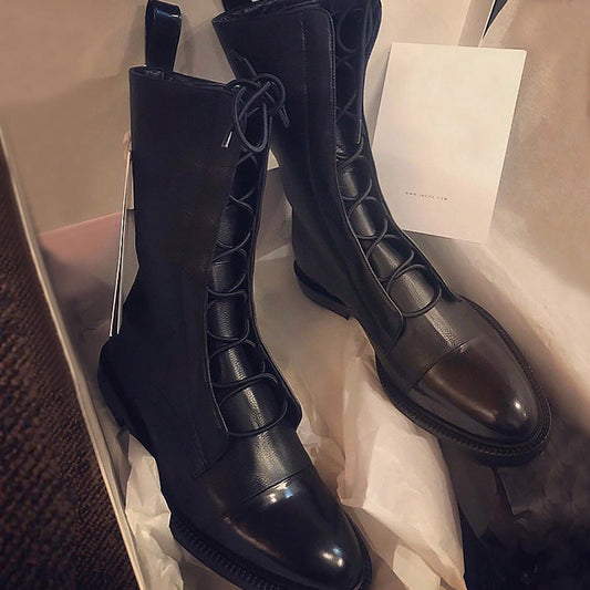 Valentine | Bottines Moto A Talon Bas