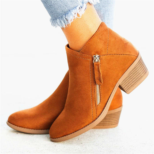 ALESSIA | Bottes Courtes En Daim