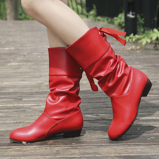 Bottes A Talon Style Etudiant