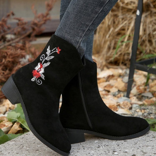 CAMILA | Bottes Élégantes Brodées