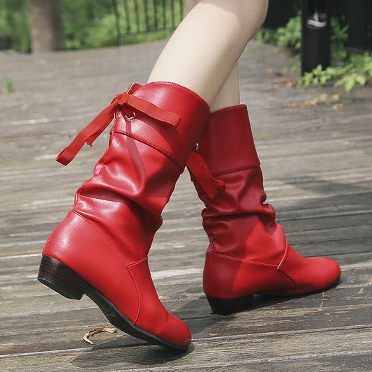 Bottes A Talon Style Etudiant