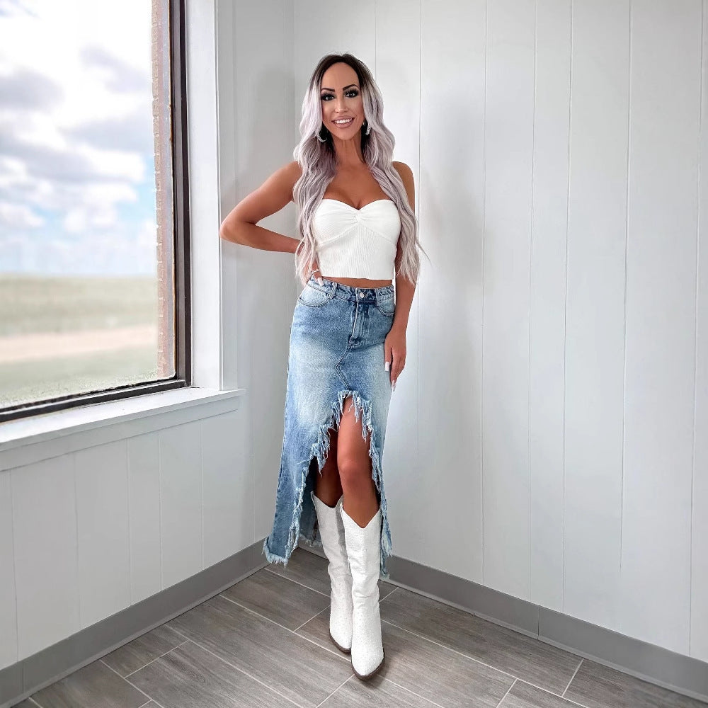 LOU | Jupe Jean Vintage