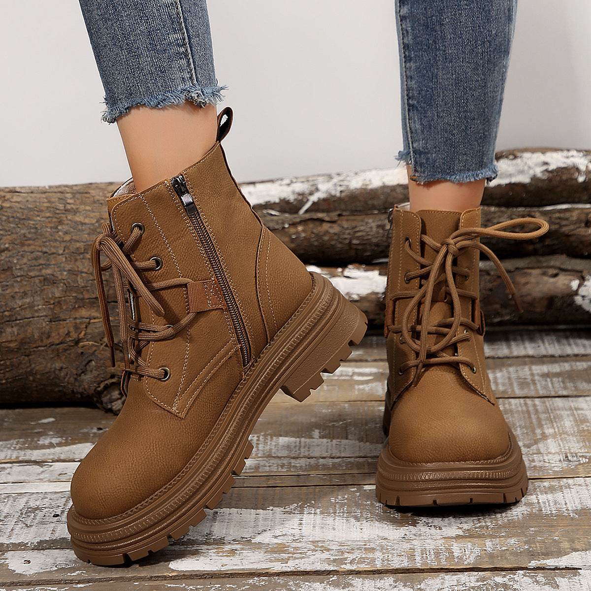 SAPHIRA | Bottines Slim A Lacets