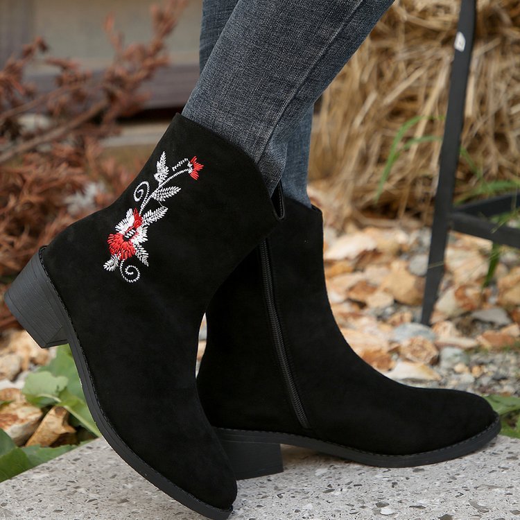 CAMILA | Bottes Élégantes Brodées