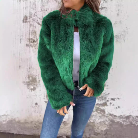 ÉLANCE | Veste En Fourrure Ultra-Douce