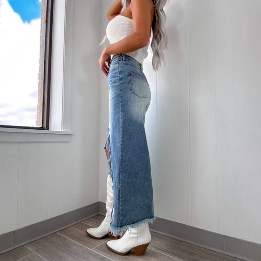 LOU | Jupe Jean Vintage