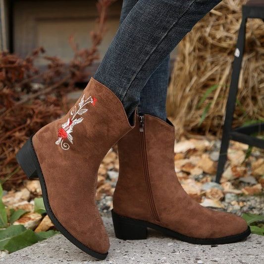 CAMILA | Bottes Élégantes Brodées